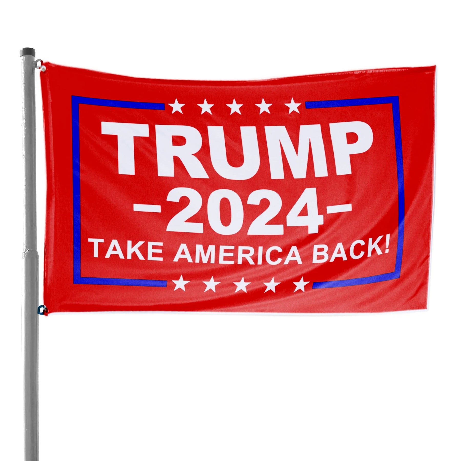 Trump 2024 Take America Back Flag Red Copy