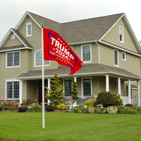 Trump 2024 Take America Back Flag Red Copy