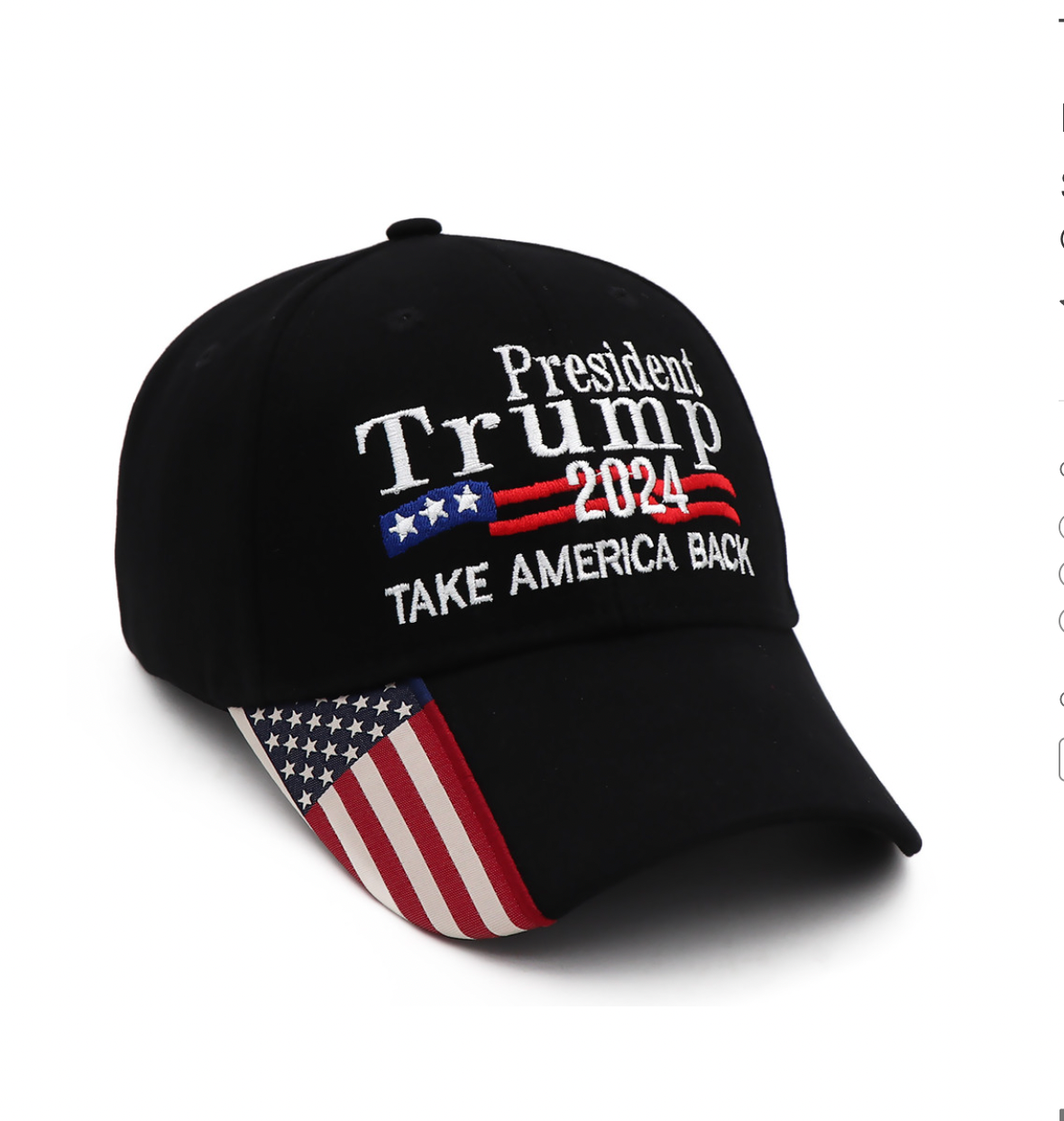 Trump 2024 Save America Hat