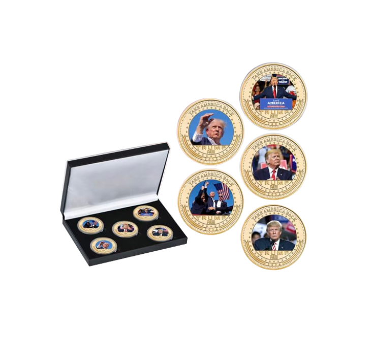 Trump 2024 Collectible Coin Set