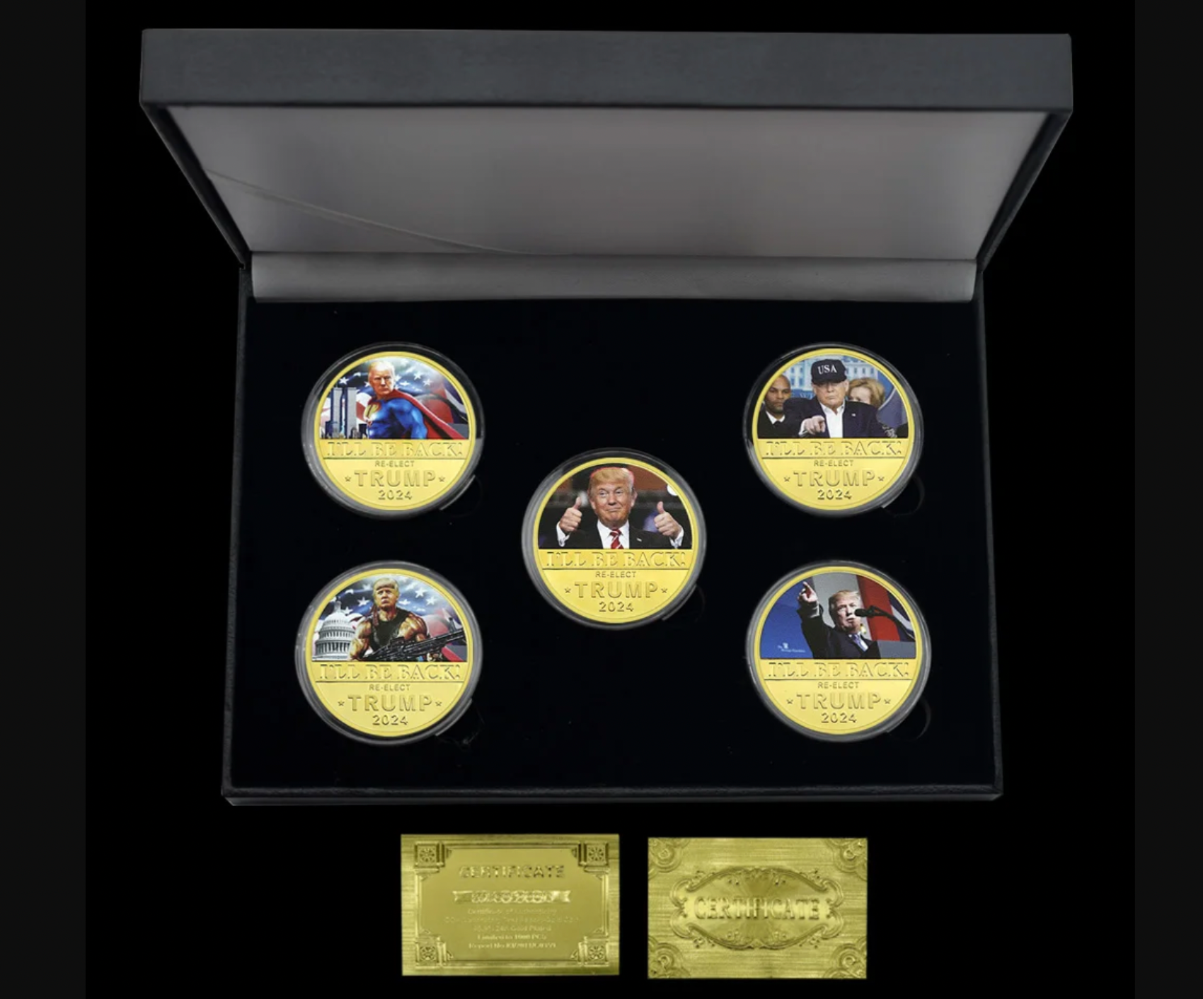 Trump I'll Be Back Coin Set