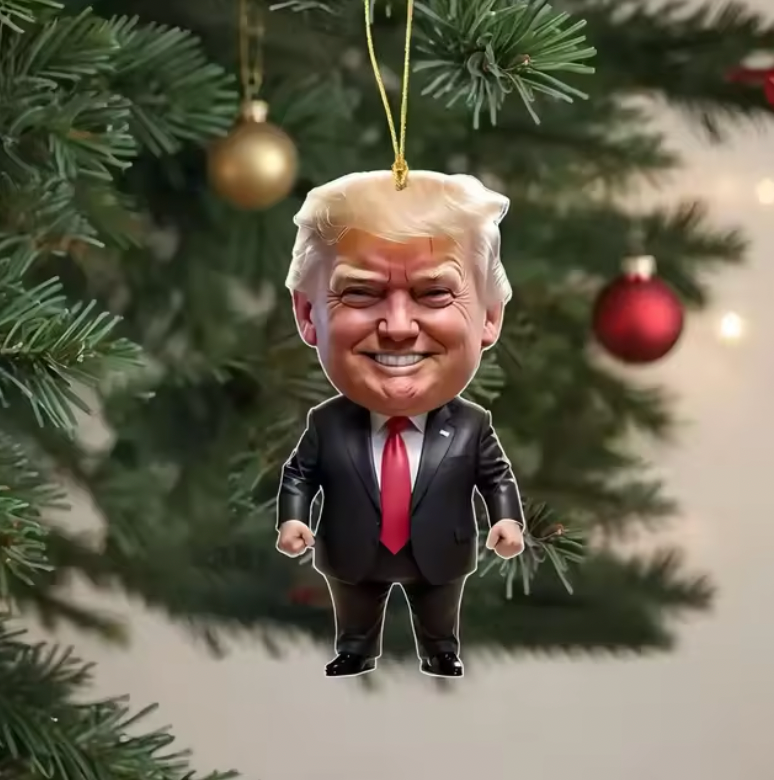 Trump Cartoon Ornament