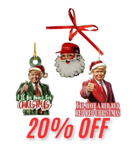 Trump Ornament 3-Pack