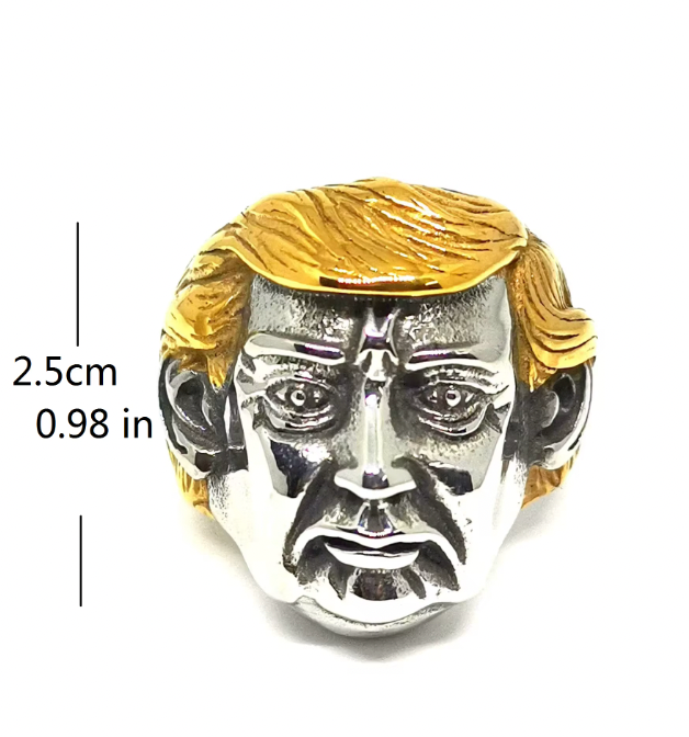 Trump Stainless Steel Ring