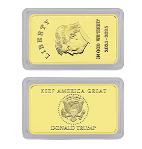 Trump Keep America Great Gold Collectors Bar