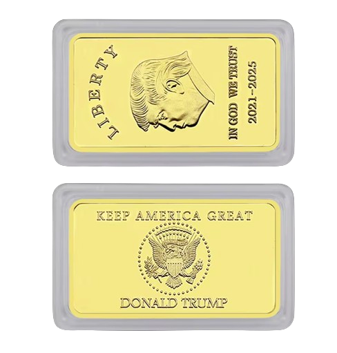 Trump Keep America Great Gold Collectors Bar