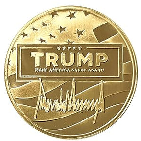 Gold Trump Mugshot Coin