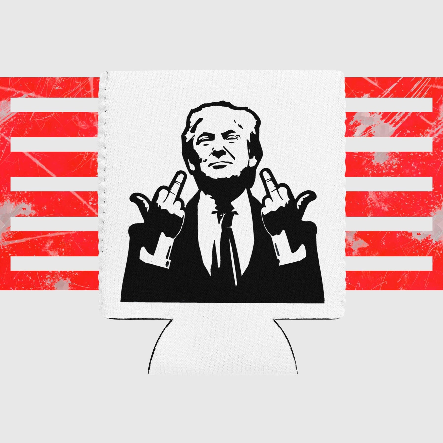 Trump Middle Finger Can Cooler