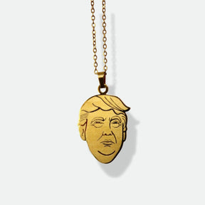 Donald Trump Pendant & Chain