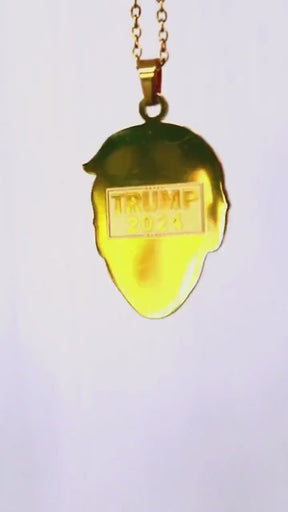 Donald Trump Pendant & Chain